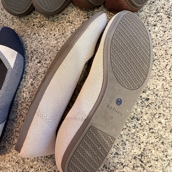 Rothy's Women's Flats Bundle- Black, Cream, Brown, Tan - Picture 11 of 12